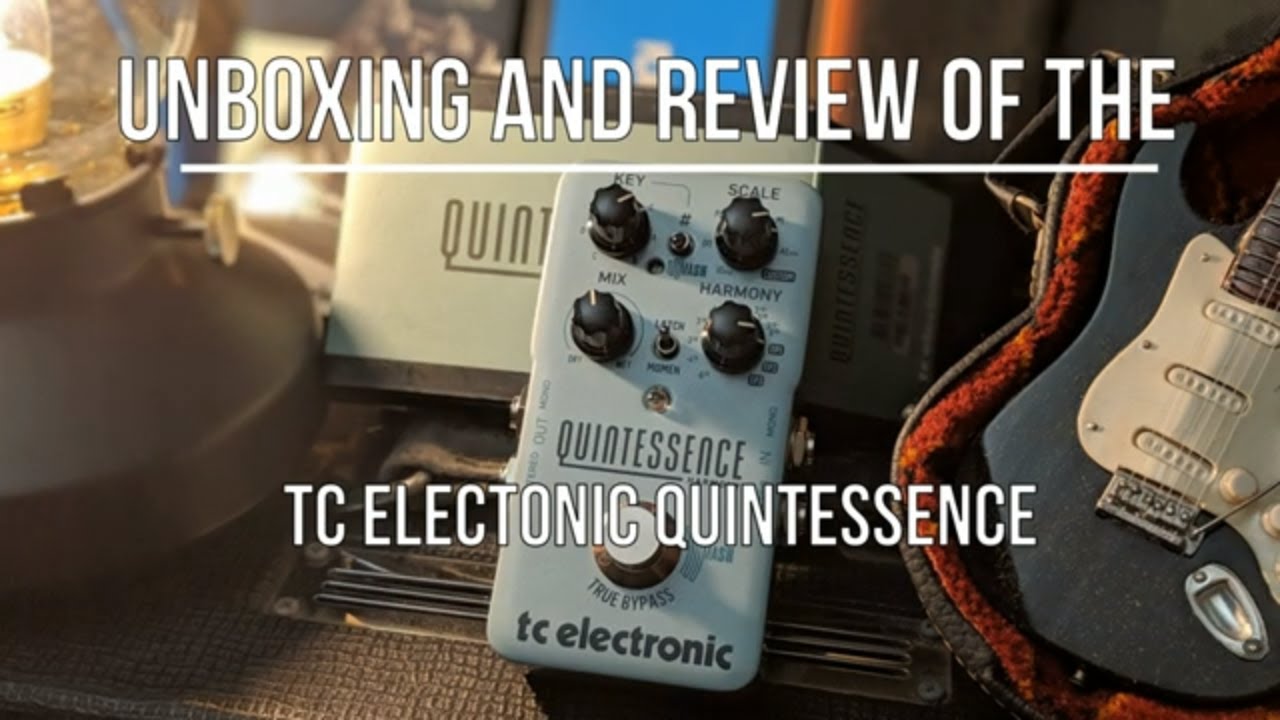 TC Electronic Quintessence Harmonizer. Unboxing & Review - YouTube