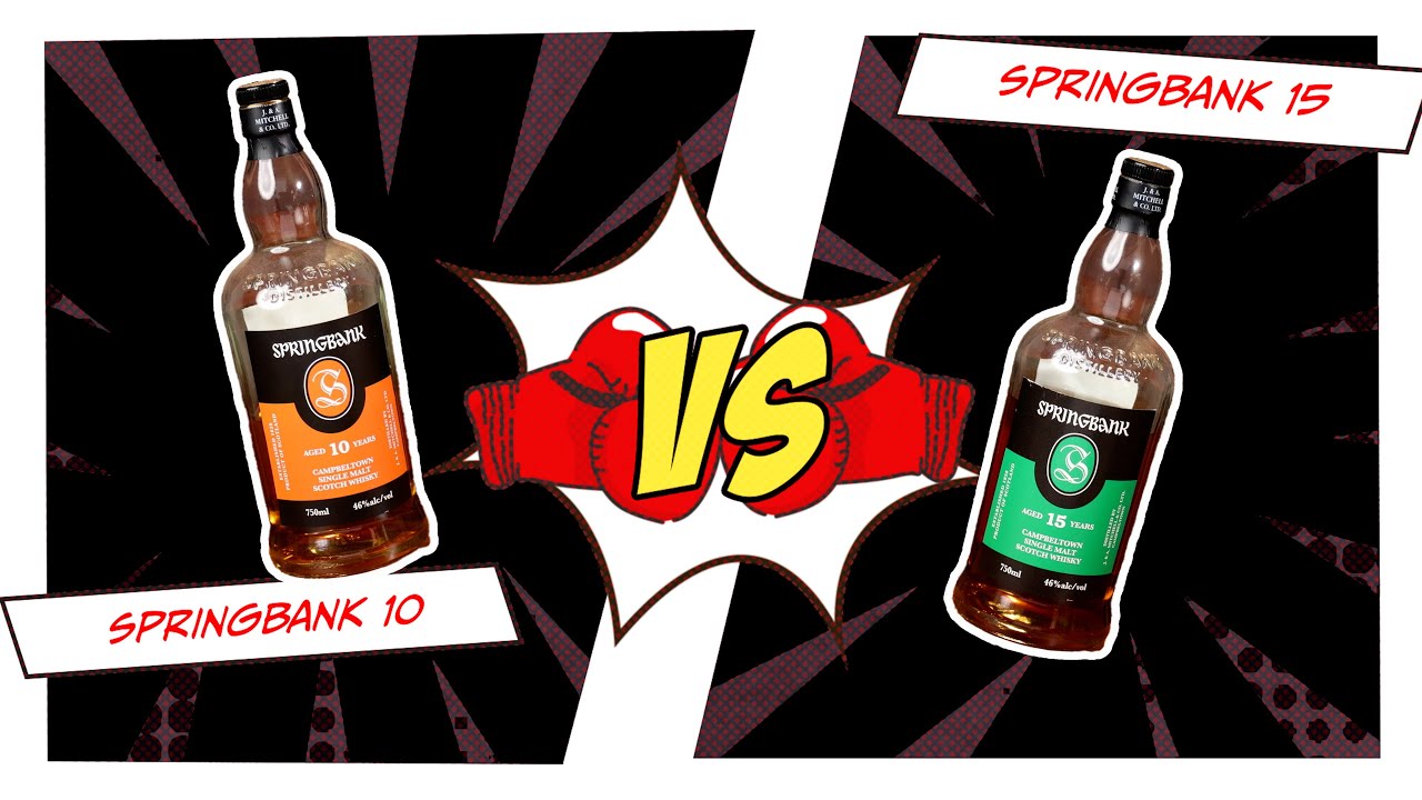 SPRINGBANK 10年 & 15年 ラム Springbank 10 Year Single Malt Scotch