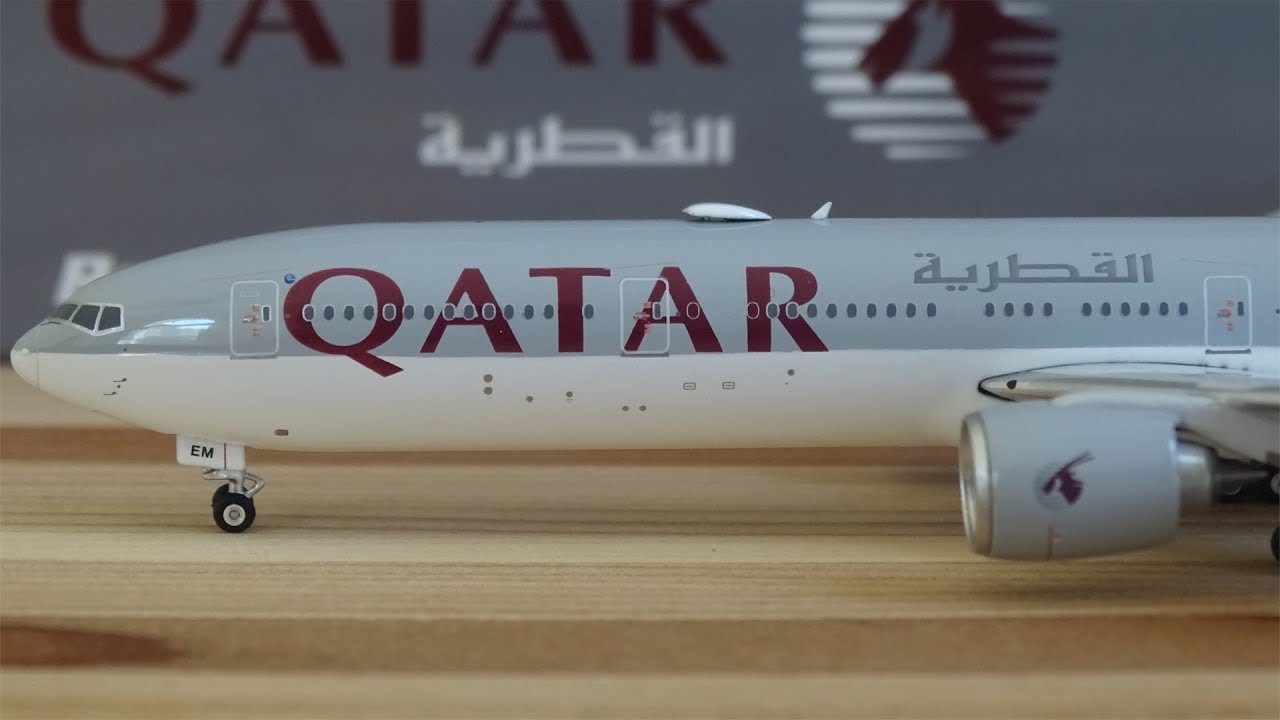 REVIEW #31: Phoenix Models 1:400 Qatar Airways B777-300ER *2018