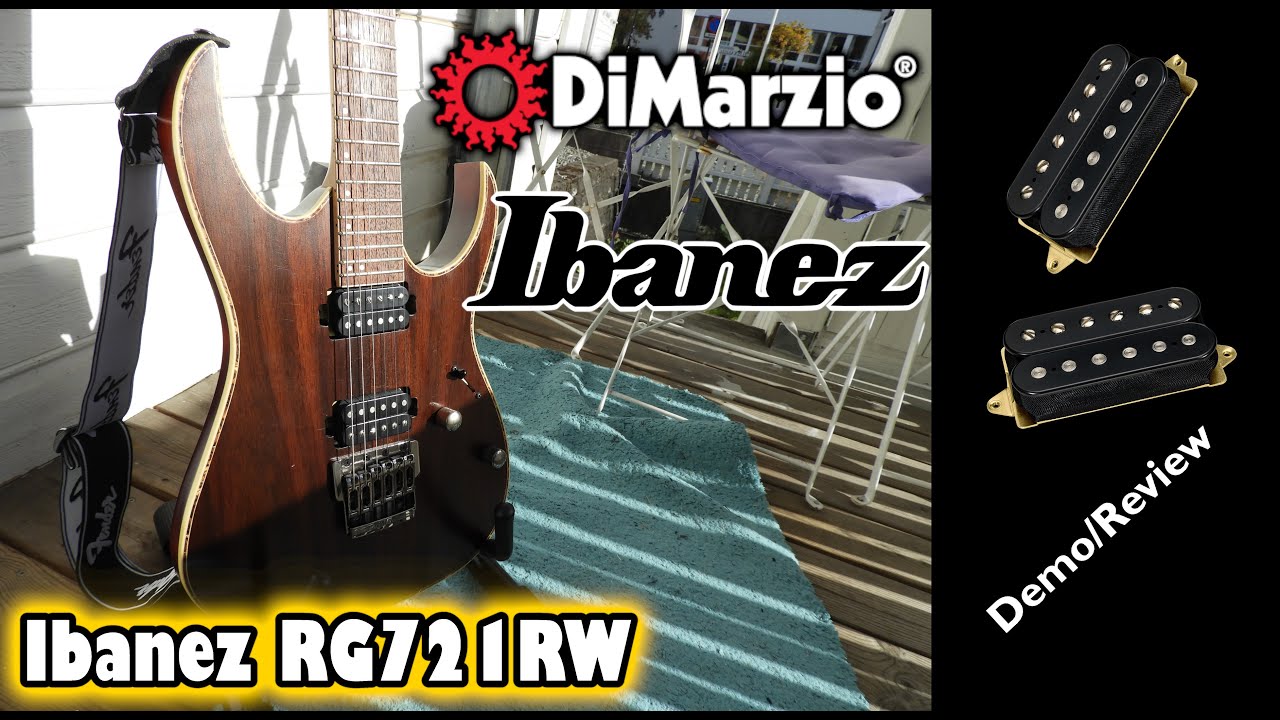 Ibanez Premium RG721RW + DiMarzio Tone Zone and Air Norton - DEMO
