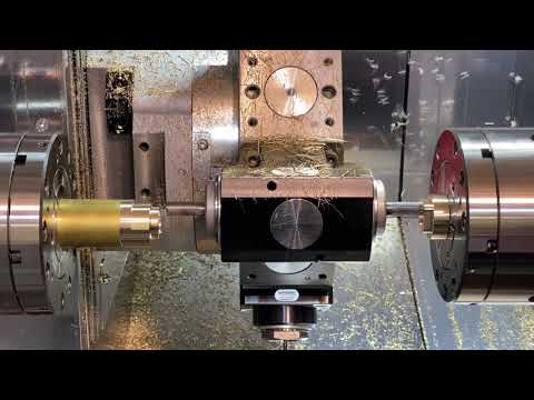 Citizen-MIYANO BNX-51MSY (Virtual IMTS Demo Cutting) - YouTube