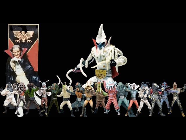 当時物 ポピー ミニソフビ 死神博士 怪人 仮面ライダー 12cm 当時物