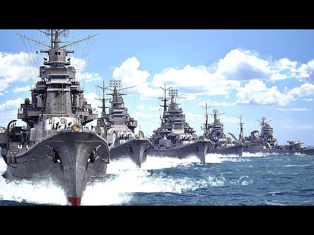 A Complete Recreation of 18 Japanese Heavy Cruisers - YouTube