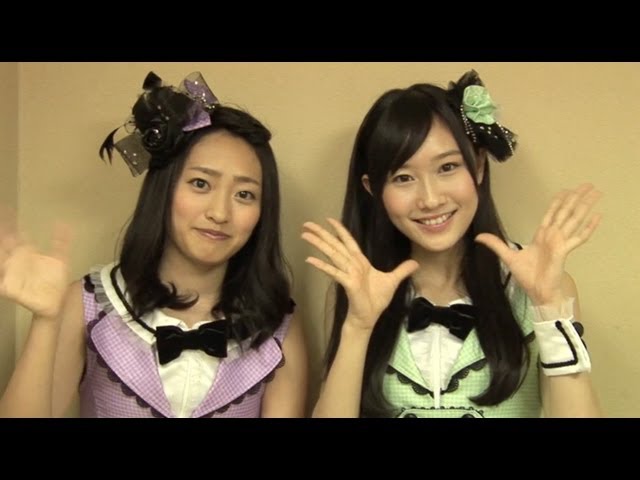 NMB48】 5thシングル紅組メンバー(小笠原茉由、渡辺美優紀)メッセージ