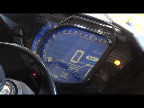 CBR250RR(MC51-1004) メーター動作確認 時刻合わせ 時計‪@JunkYard069