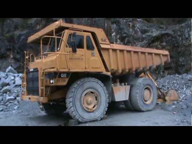 Caterpillar 769C Rock Truck - YouTube