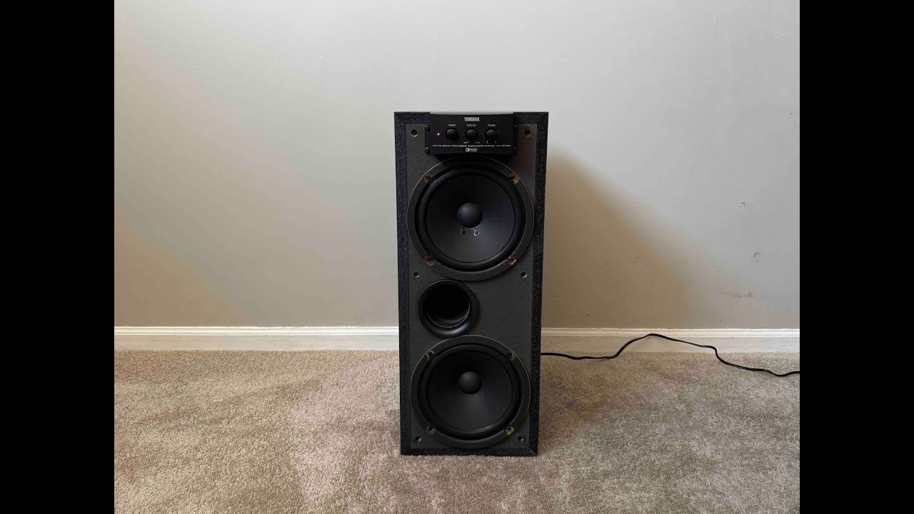 Yamaha YST-SW150 Home Theater Powered Active Subwoofer - YouTube