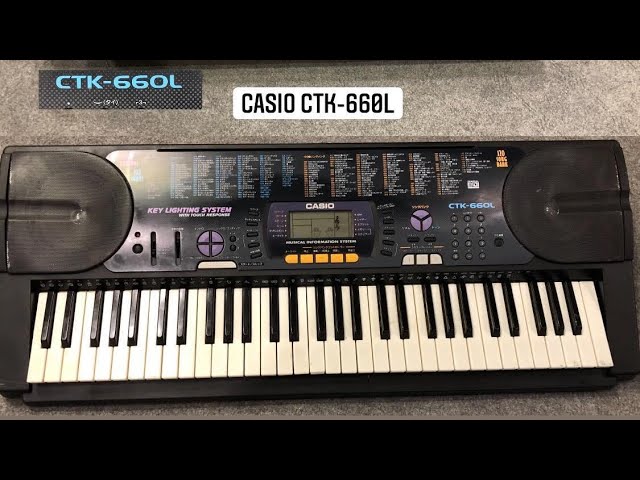 CASIO カシオ 電子キーボード CTK-660L 簡易動作確認済み CASIO