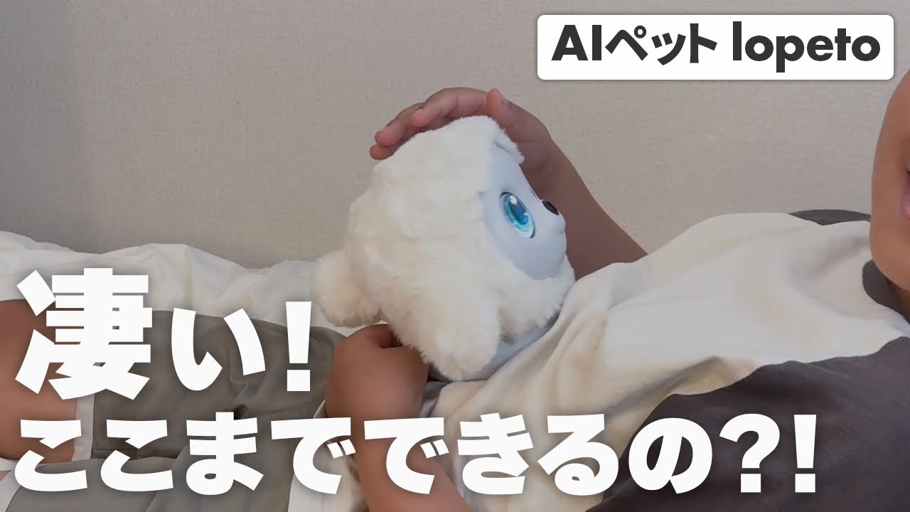 AI Pet Robot] Lopeto is so relaxing! Recommended for those who can
