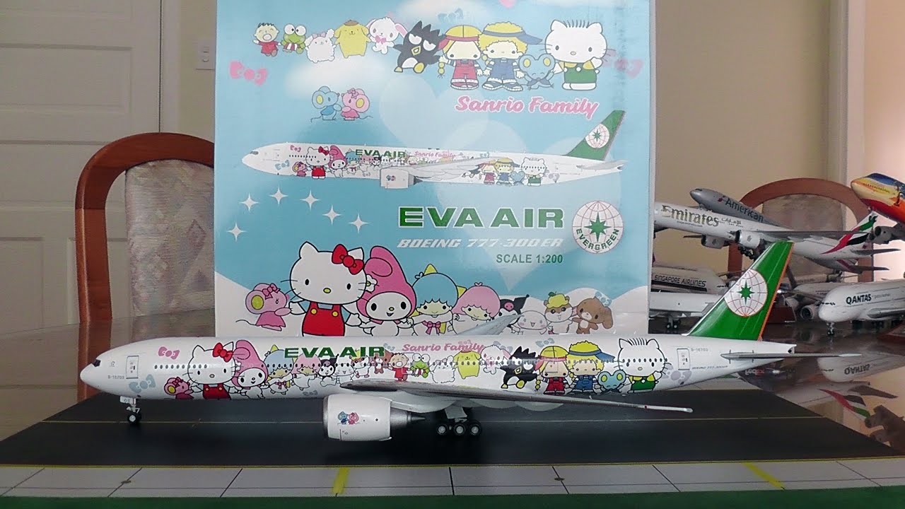 JC Wings 1:200 EVA Air 777-300ER 
