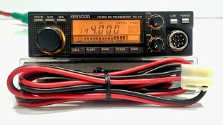 KENWOOD 144MHz FM TM-221S HI 40w機 現完動品 KENWOOD 144MHz FM TM