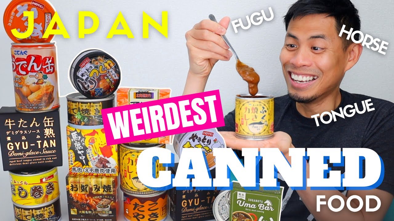 Trying the Weirdest Canned Foods in Japan - YouTube