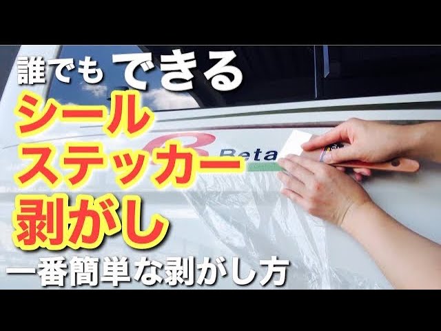 ステッカー剥がし 糊取り EZ blust 看板 カッテングシート 車 店舗