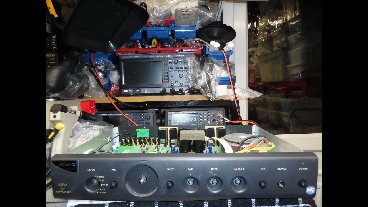 Arcam Alpha 8R Amplifier Repair (With Audio Tutorial) - YouTube