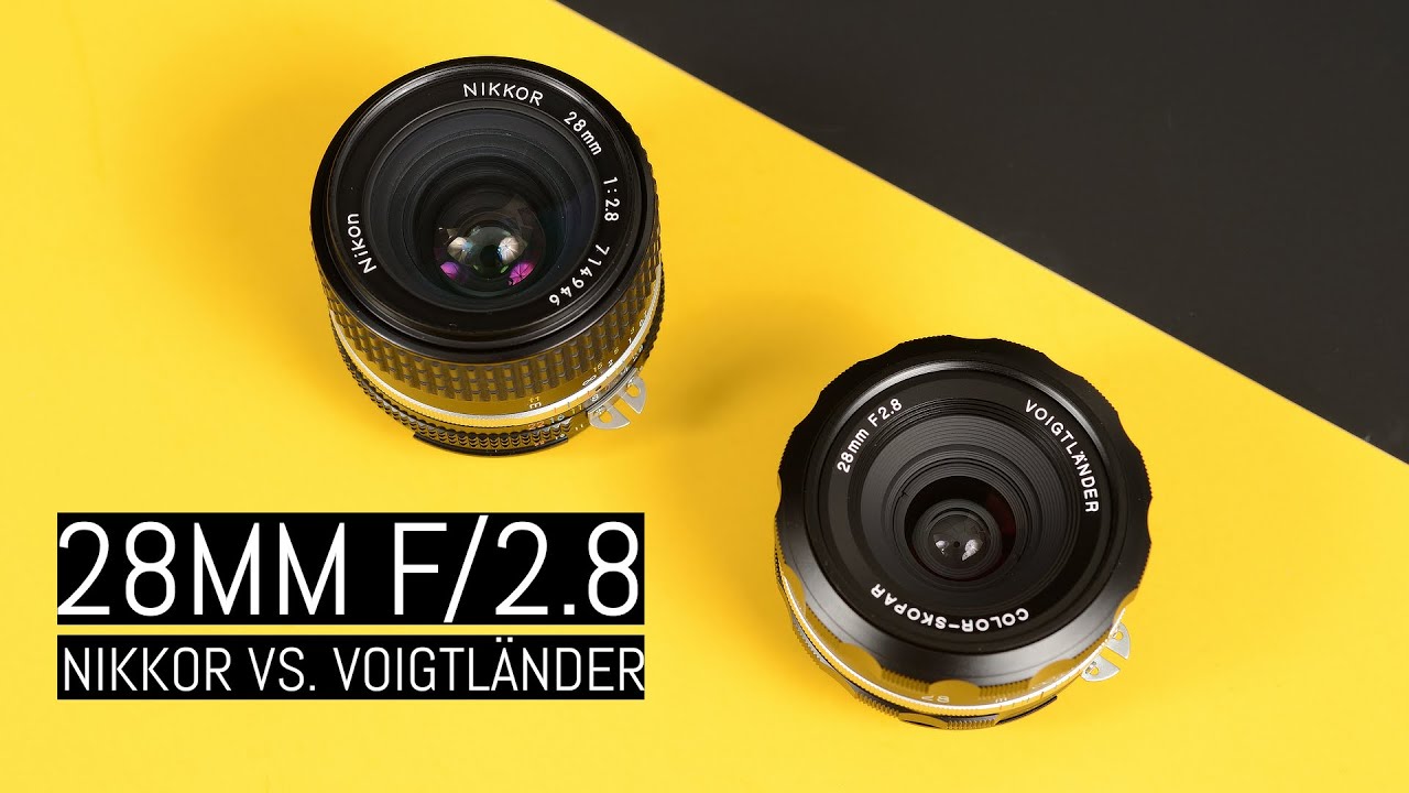 Nikkor 28mm f2.8 AI - vintage lens review and test - YouTube