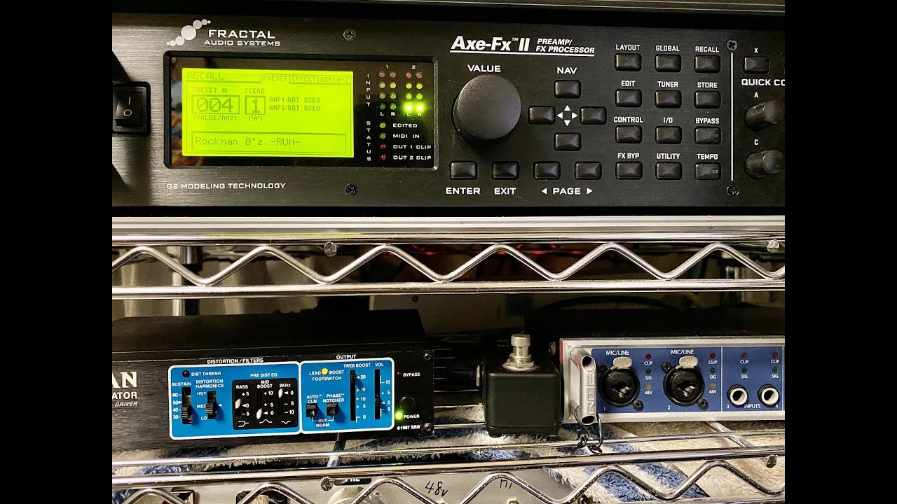 ☆初期B'z ROCKMAN ChickEffects NEST2 プリアンプ ☆初期B'z ROCKMAN