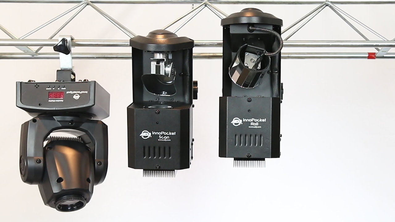 American DJ Inno Pocket Series [Spot + Scan + Roll] - YouTube