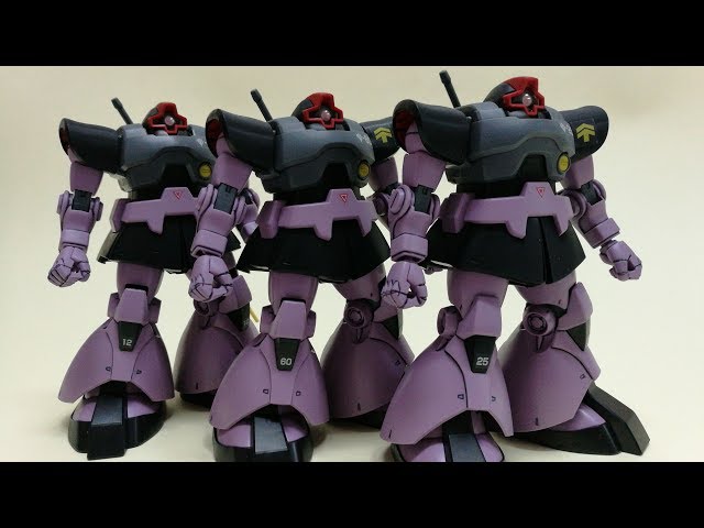 Review: HGUC Triple Dom Set - YouTube