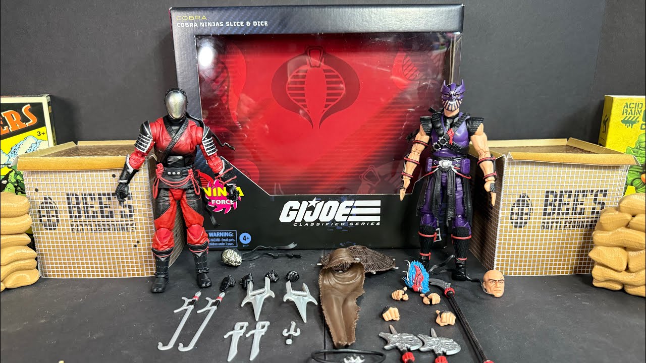 GIJoe Classified Slice and Dice Ninja Force - YouTube