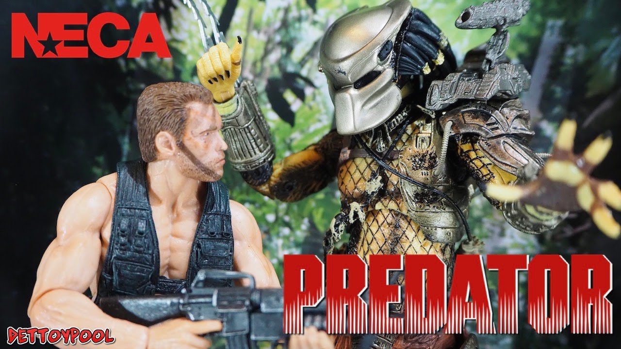 NECA 】プレデター ジャングルハンター vs ダッチ アクション