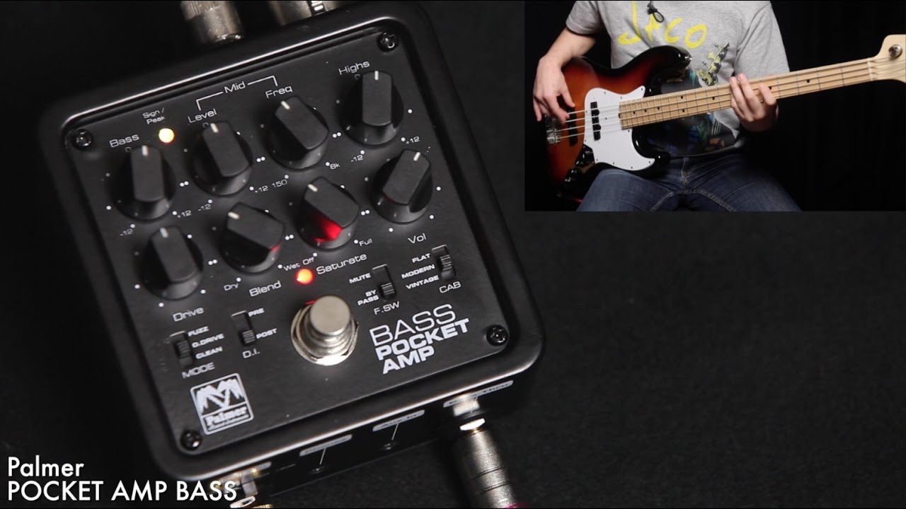 Palmer Pocket Amp Bass ベースアンプシミュレーター Portable Bass
