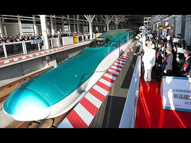 北海道新幹線が開業＝津軽海峡越え本州直結 - YouTube