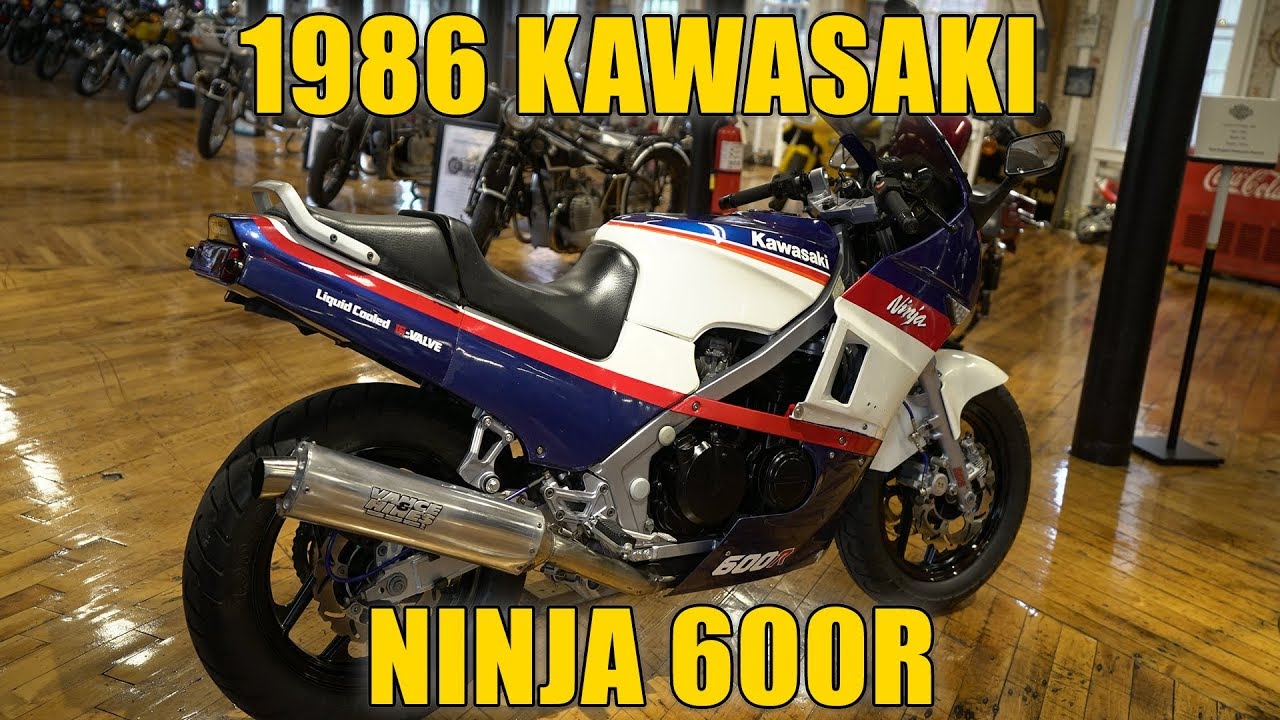 1986 Kawasaki ZX600A Ninja - YouTube