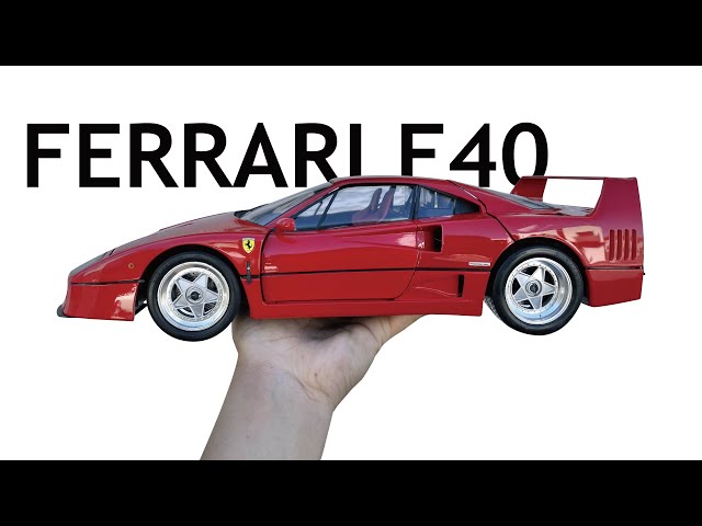 1/12 フェラーリF40 実車精密再現 - YouTube