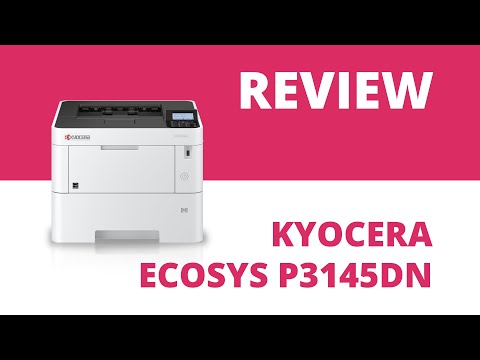 Kyocera ECOSYS P3145dn A4 Mono Laser Printer - YouTube
