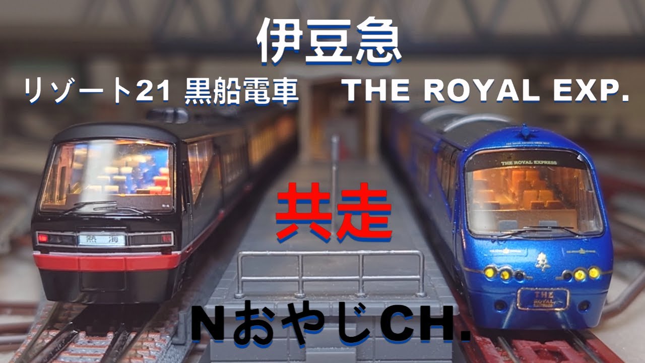 共走 伊豆急 黒船電車 MICROACE A6275 ＆ ロイヤルエクスプレス