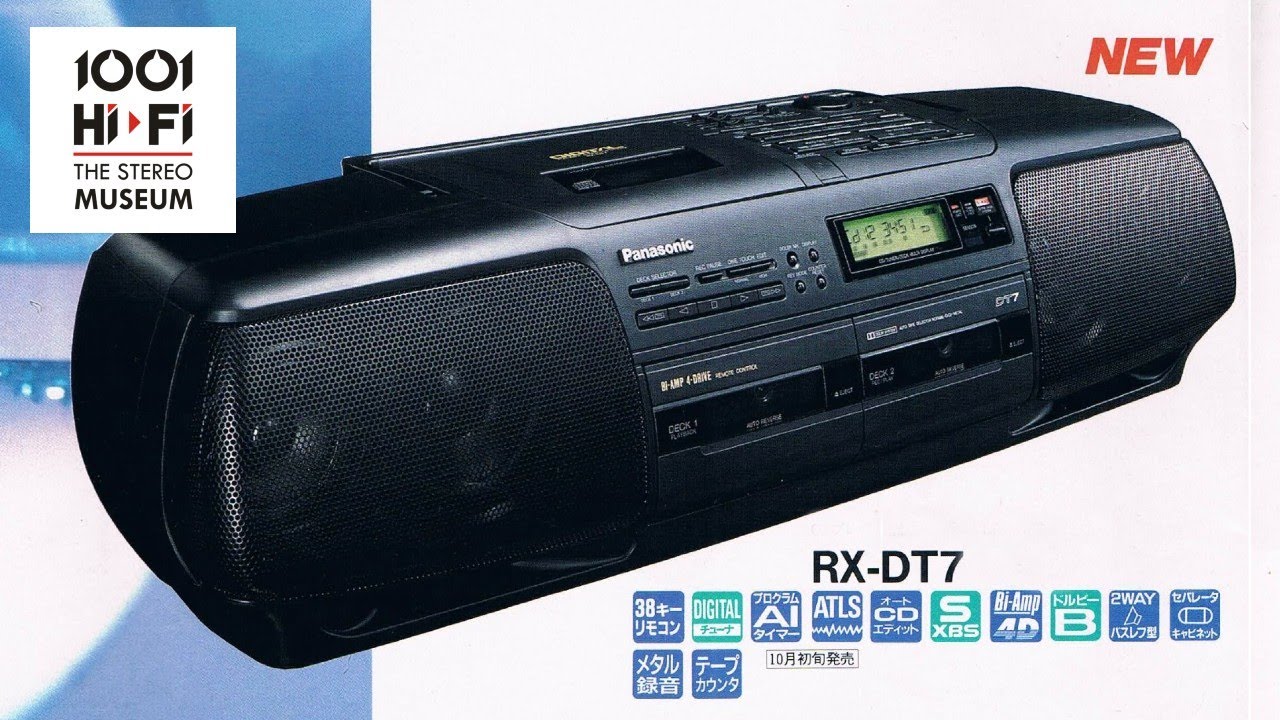 Panasonic RX-DT7 (1990) - YouTube