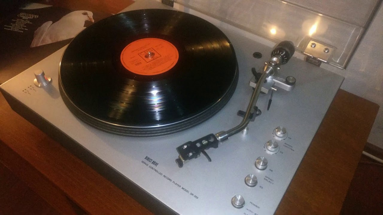 動作品Aurex・SR-355／ダイレクトドライブ・ターンテーブル 動作品