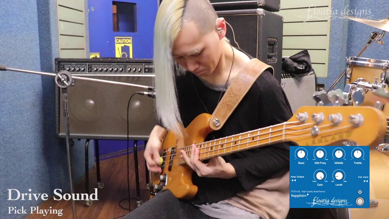 Floatia Designs FETD-02L Sapphire Bass Preamp (Demo) - YouTube