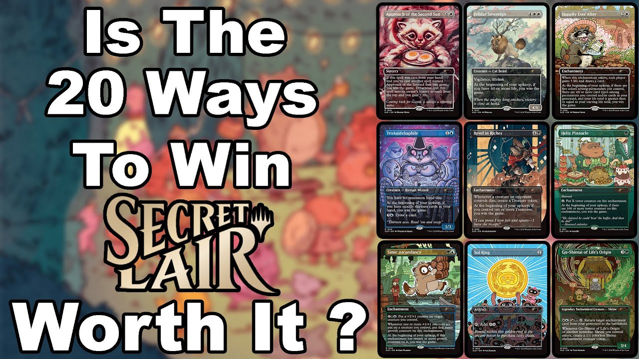 MTG】Secret Lair 20 Ways to Win 未開封 NEW SECRET LAIR (precon