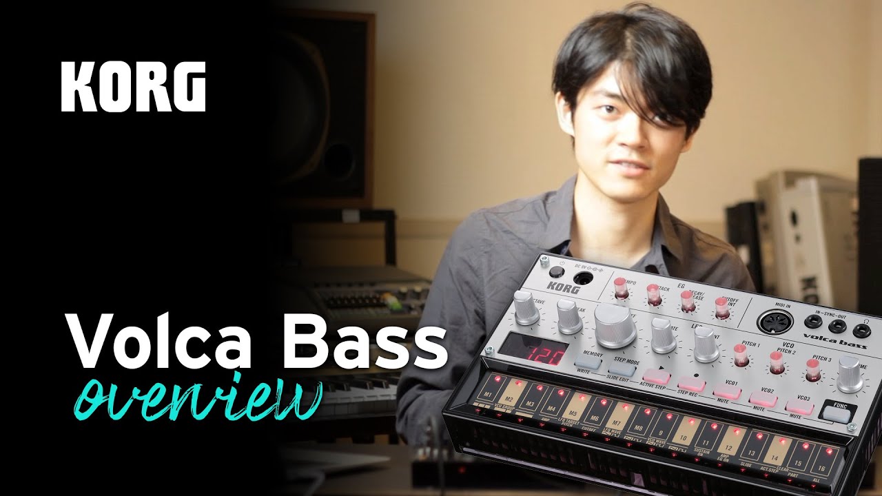 Korg Volca Bass overview with Tatsuya Takahashi - YouTube