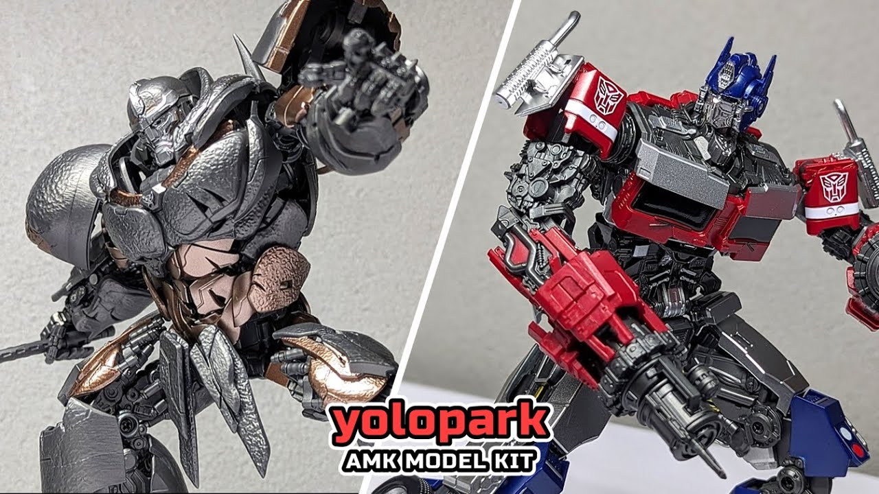 yolopark】オプティマスプライムの武器セットが嬉しい！神造形のライ