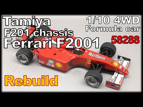 ☆タミヤ1/10 フェラーリ F2001 組み立てキット [58288] タミヤ