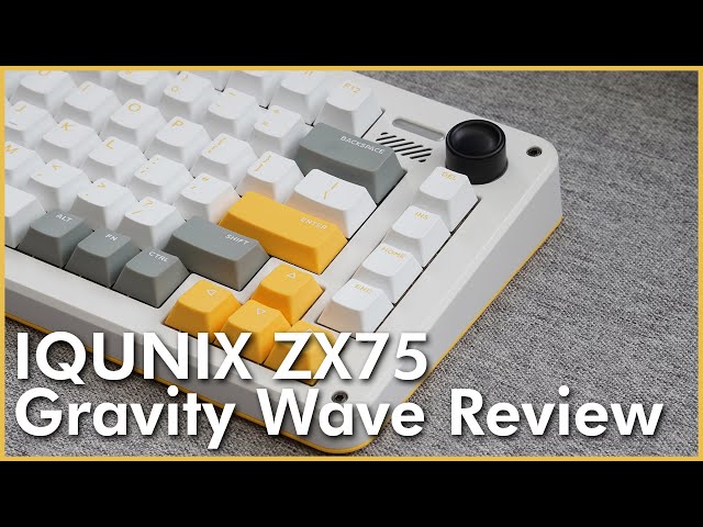 IQUNIX ZX75 GravityWave Goldpink軸 タイムセール IQUNIX ZX75