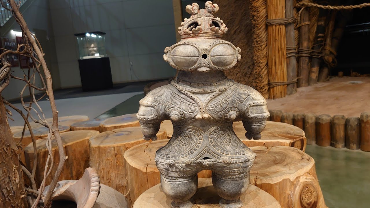 遮光器土偶の置物 (小) ｜青森 津軽 縄文 どぐう 組立 [0364] - 青森県