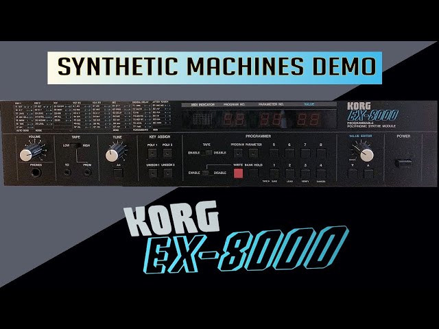 KORG EX-8000 - YouTube