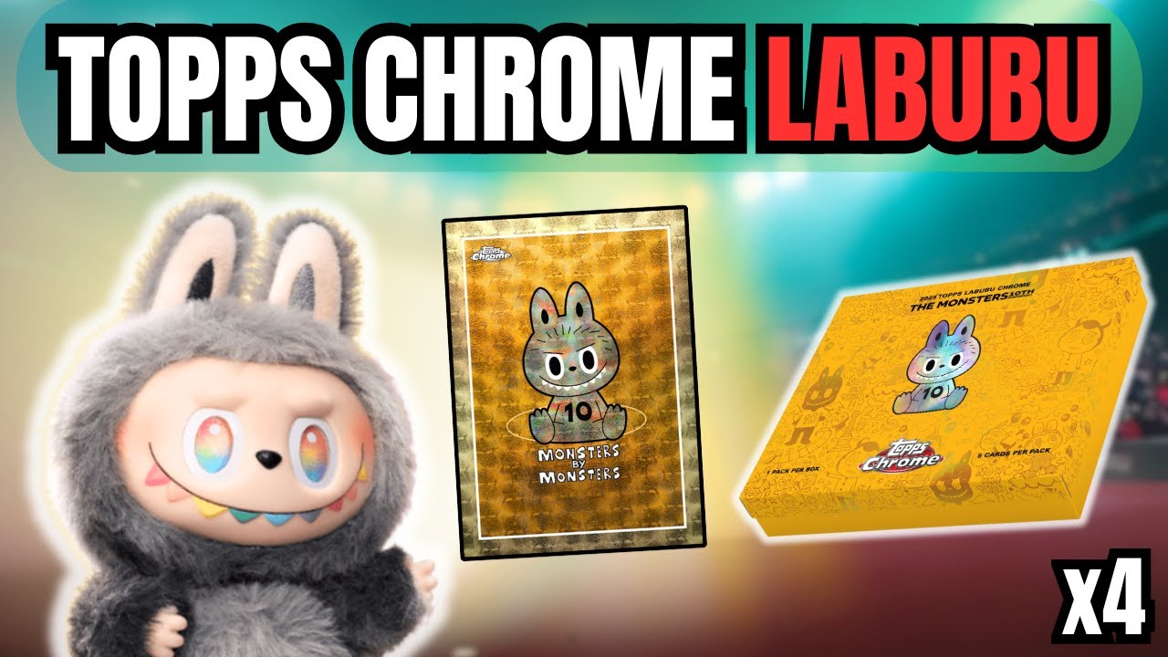 2025 Topps Chrome Labubu 2box 新品・未開封 2025 Topps Labubu