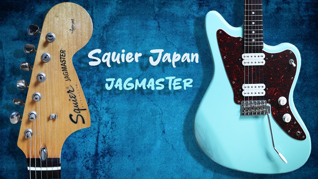 SQUIER JAGMASTER short scale offset guitar made in JAPAN. Sounds
