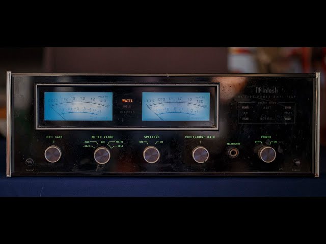 McIntosh MC2125 Power Amplifier: Vintage Audio Review Episode #107
