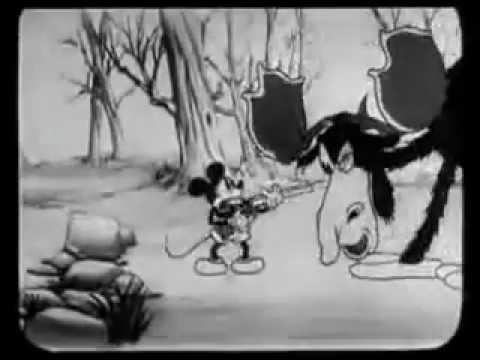 28 ミッキーの大鹿狩り The Moose Hunt 19310503 - YouTube