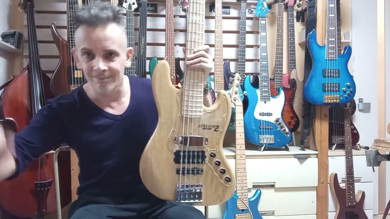 HIGH END JAZZ BASS Atelier Z M265 Plus #test #soundcheck #bass