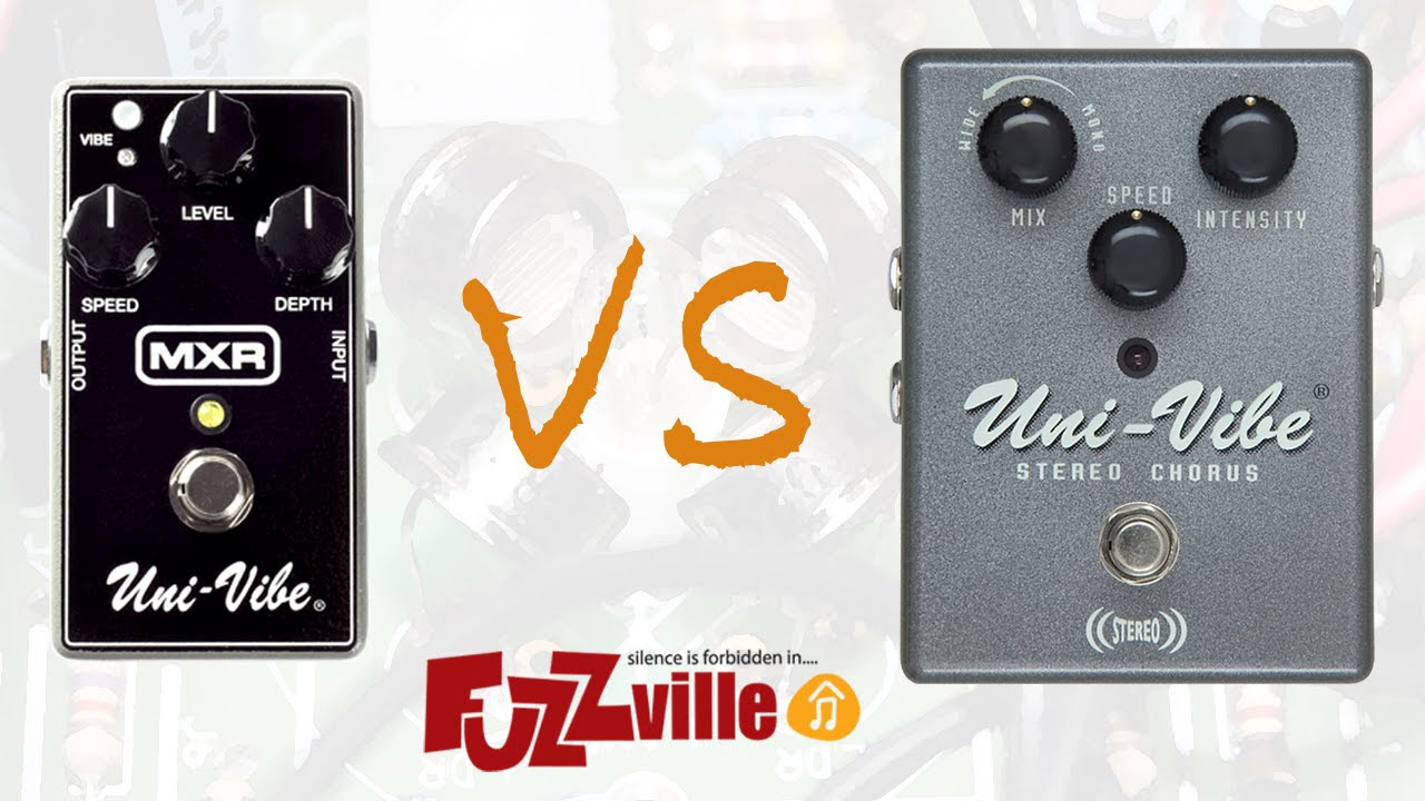 MXR Uni-Vibe Chorus/Vibrato (vs Dunlop Uni-Vibe Stereo Chorus
