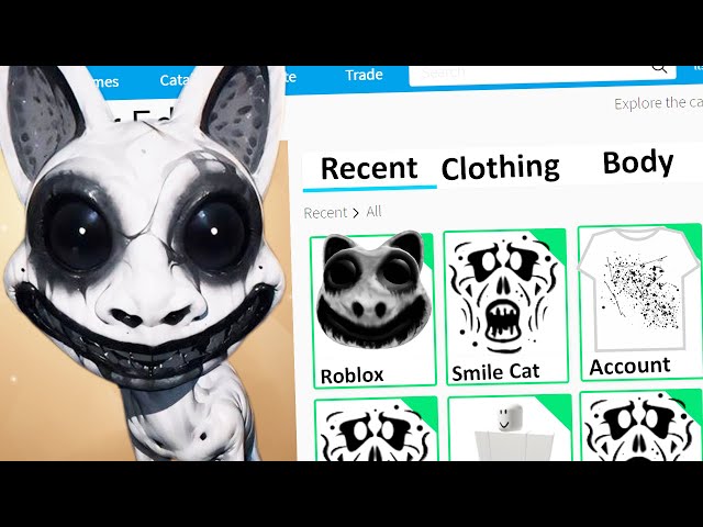 MAKING ZOONOMALY SMILE CAT a ROBLOX ACCOUNT - YouTube