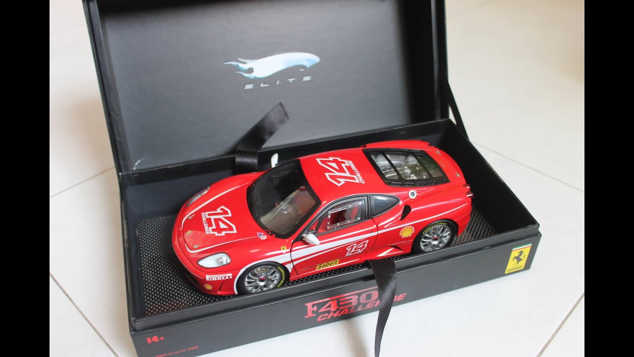 ミニカー MATTEL FERRARI F430 CHALLENGE 18/1 ミニカー MATTEL
