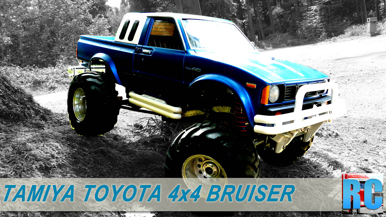 RC CAR TAMIYA TOYOTA 4x4 PICKUP BRUISER FROM 1985 - VINTAGE RC