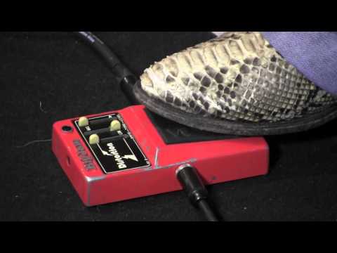 Big Jam Distortion vintage guitar effects pedal demo with Gibson
